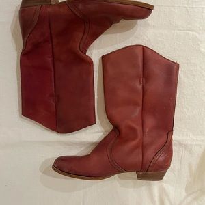 Vintage leather boots